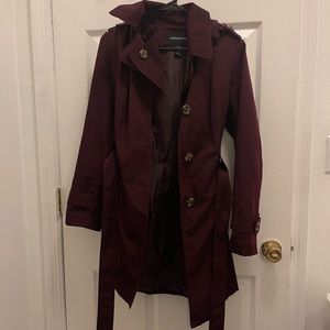 Purple London Fog Trench Coat - Great condition